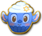 Munchlings- Stitch Star of David Cupcake