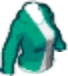 Jacket with T-Shirt Cyan