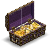Pirate Treasure Chest Color Purple