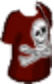 Jolly Roger T-Shirt Dark Red