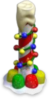 Candy Cane Lighted Pole