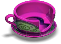 Tea Cup Seat Color Pink