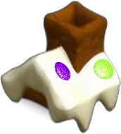Sugar Gingerbread Chimney Block