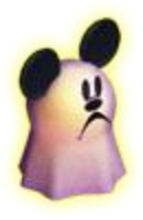 Halloween Mickey Ghost White