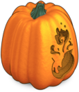 Carved Pumpkin - Witch's Cauldron