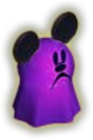 Halloween Mickey Ghost Purple