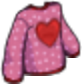 Baggy Sweater - Love Heart