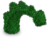 IASW Topiary Sea Serpent Tail