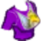 Tink Crop Top Purple