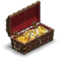 Pirate Treasure Chest Color Red