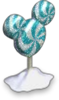 Sugar Lollipop Flower Turquoise