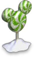 Sugar Lollipop Flower Green