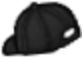 Backward Baseball Cap Black
