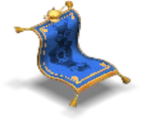 Aladdin's Flying Carpet Chair Color Blue