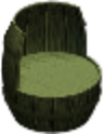 Barrel Seat Color Green