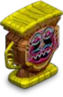 Tiki Totem Yellow