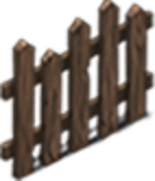 Picket Fence - Wood