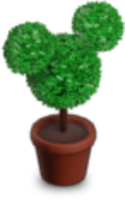 Mickey Topiary