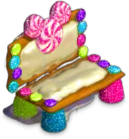 Sugar Gingerbread Bench