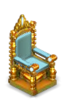 Princess Throne Blue
