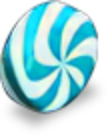 Standing Mint Block Light Blue