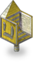 Dreidel Chair Yellow