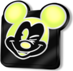 Neon Mickey Expressions- Winking