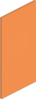 Plain Flat - Orange