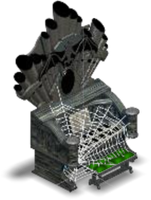 Grand Ballroom Ghostly Organ Color Green