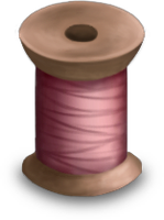 Spool of Thread Red
