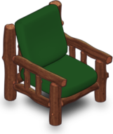 Cozy Cabin Chair - Green