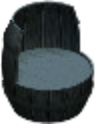 Barrel Seat Color Blue