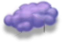 Royal Cloud Prop - Purple