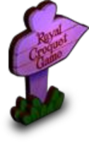 ALR Croquet Sign