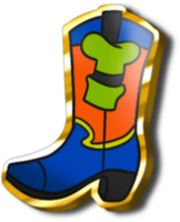 Cowboy Boot Pin - Goofy