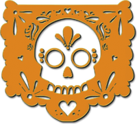 Papel Picado - Skull