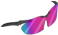 Wrap Sunglasses - Cool Pink