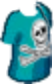 Jolly Roger T-Shirt Cyan