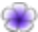 Aloha Flower Clip Purple