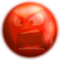 Inside Out Anger Pin