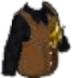 Cowboy Shirt With Vest Black