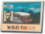 NYWF Postcard - Illinois State Pavilion