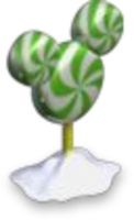 Candy Lollipop Flower Green