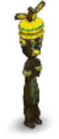 Tangaroa-Ru Tiki Idol Color Yellow