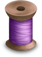 Spool of Thread Purple