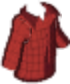 Long Sleeve Plaid Button Up Red