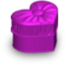Heart Chair Magenta