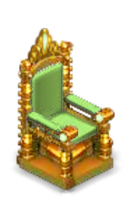 Princess Throne Green