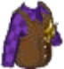 Cowboy Shirt With Vest Purple
