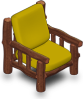 Cozy Cabin Chair - Yellow